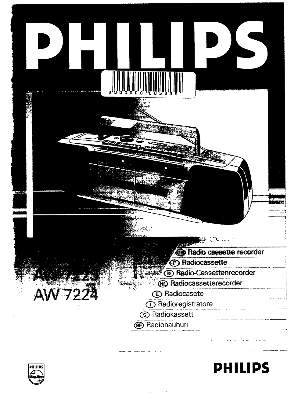 Philips AW 7223 User Manual | 7 pages