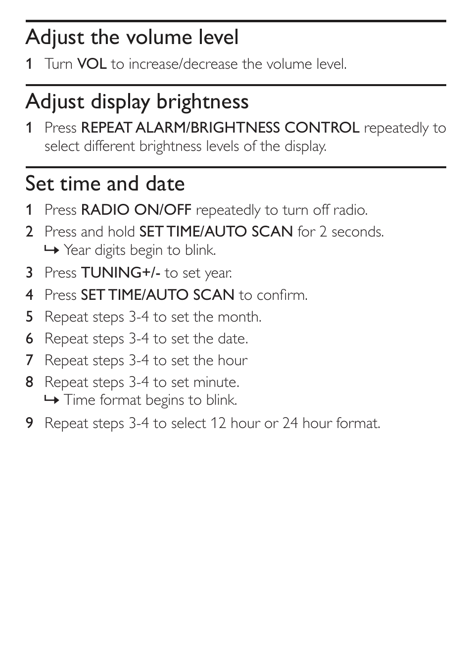 Philips AJ4200/79 User Manual | Page 11 / 24