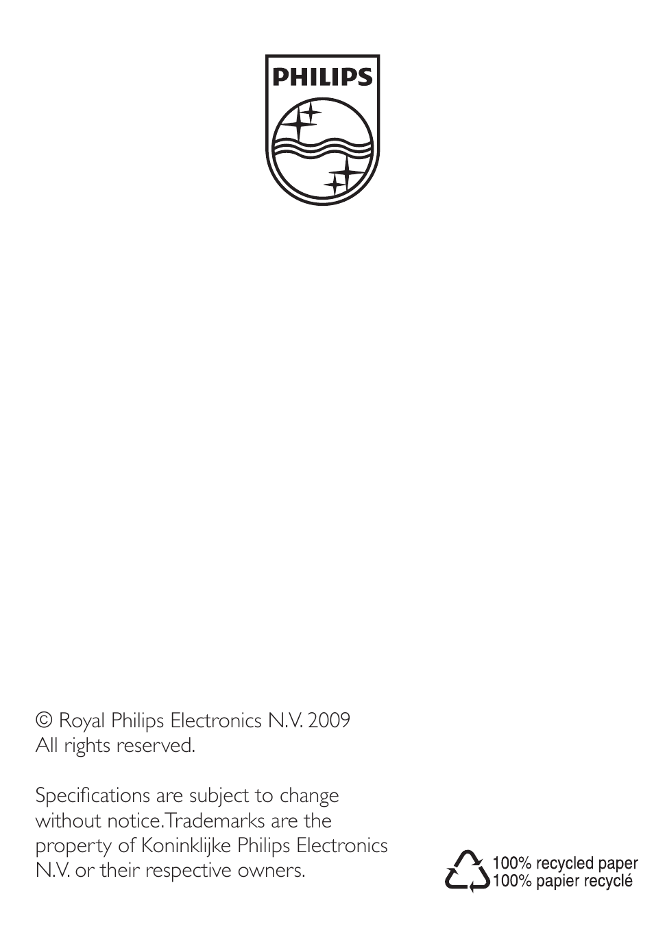 Philips AJ4200/79 User Manual | Page 24 / 24