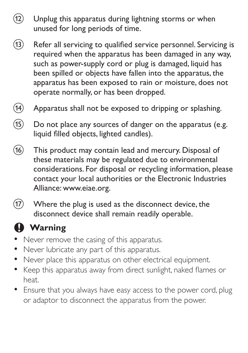 Philips AJ4200/79 User Manual | Page 4 / 24