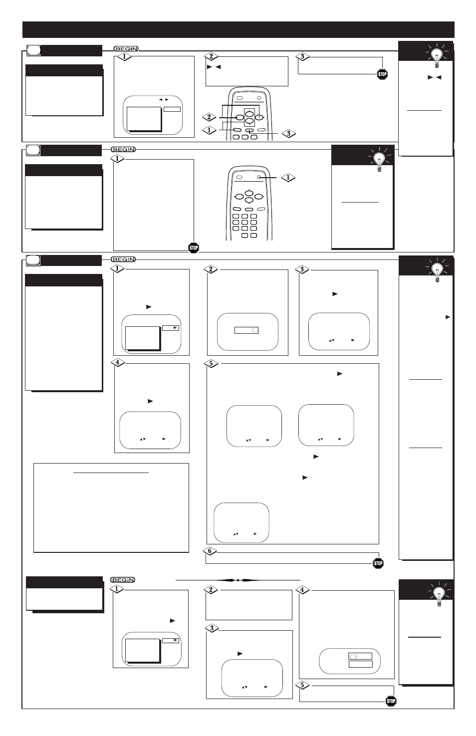 Creen, Eatures | Philips Magnavox PR 1309B User Manual | Page 6 / 8