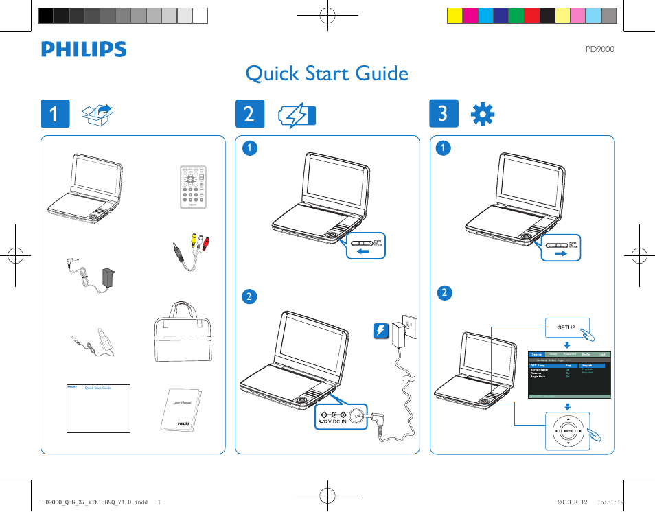 Philips PD9000/37 User Manual | 2 pages