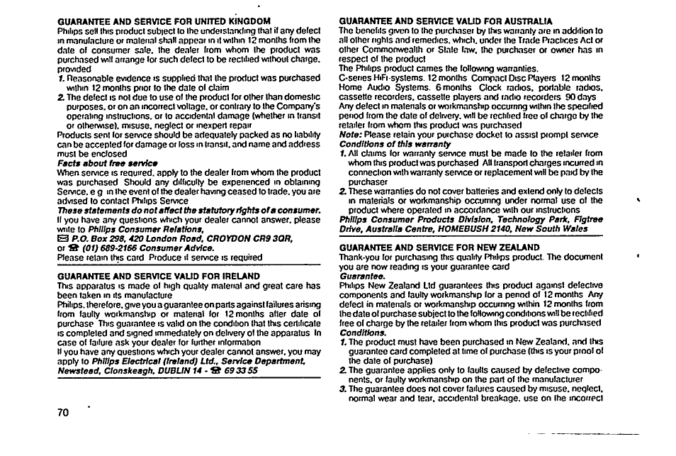 Philips AZ 6804 User Manual | Page 14 / 20