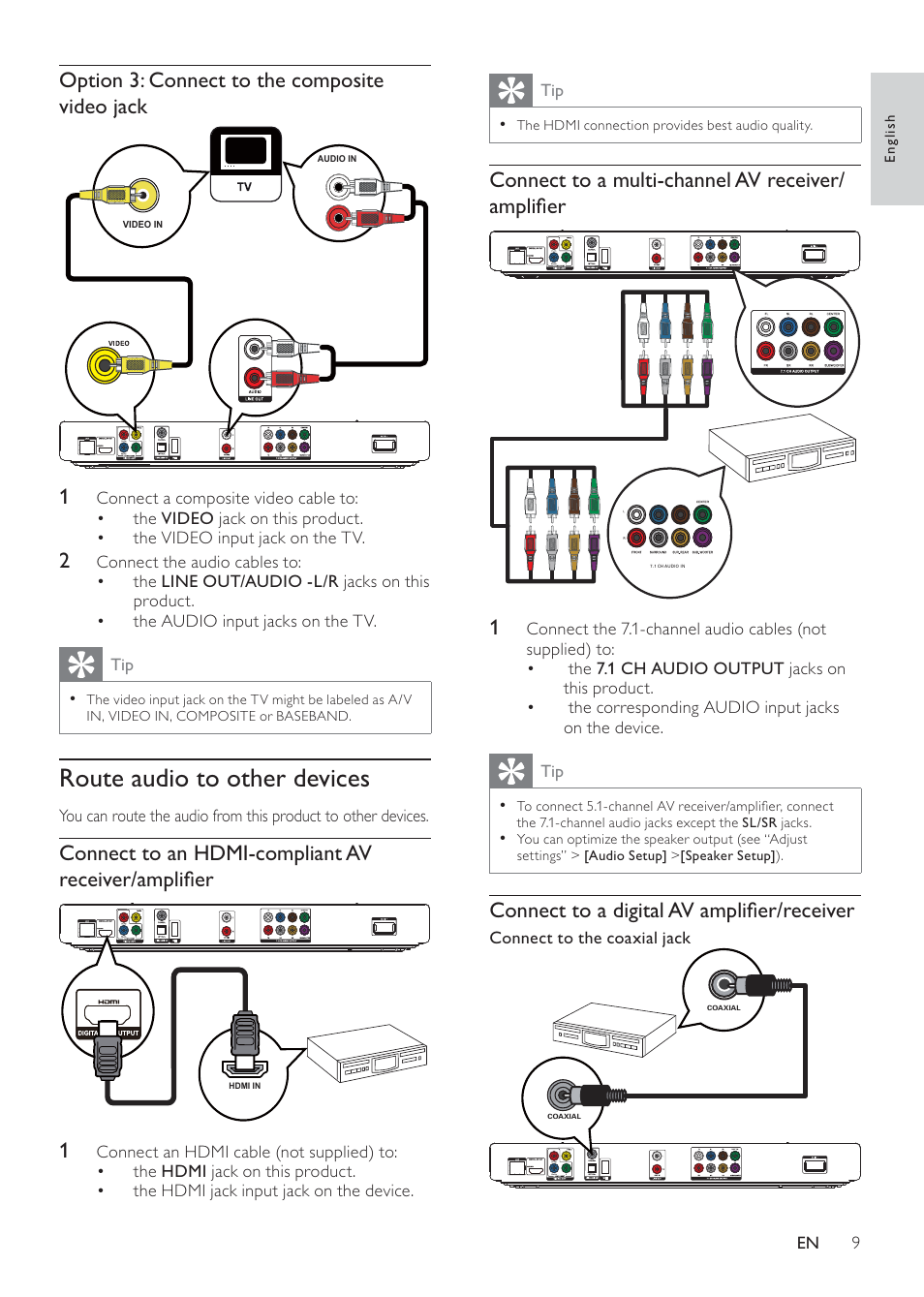 Philips BDP7500S2 User Manual | Page 9 / 50