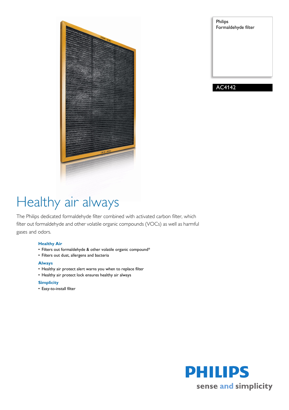 Philips AC4142 User Manual | 2 pages