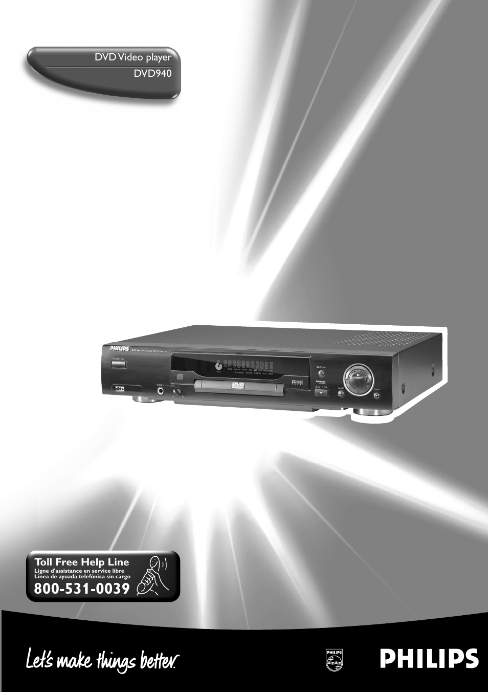 Philips DVD940 User Manual | 37 pages