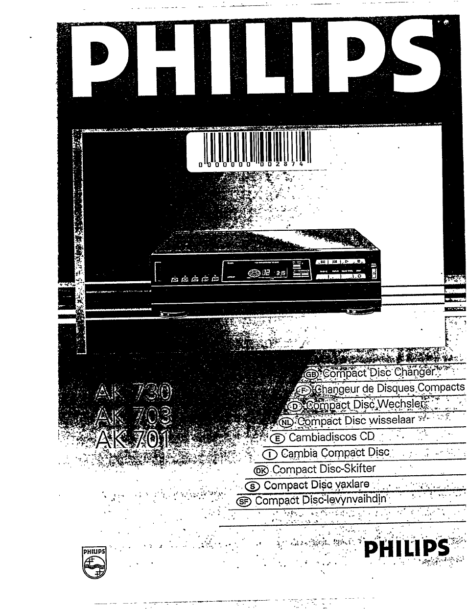 Philips AK 701 User Manual | 10 pages