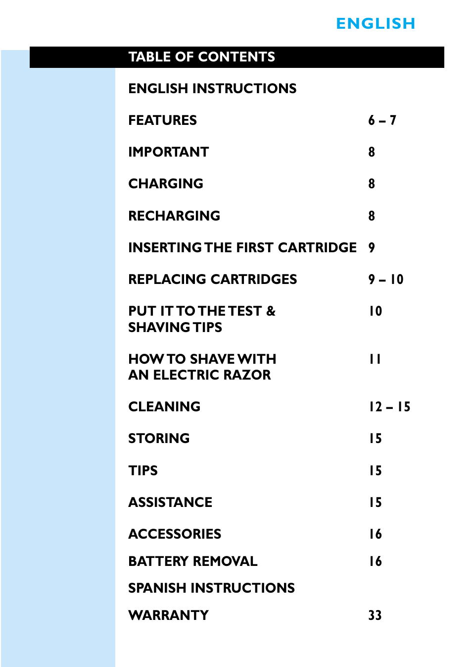 Philips 6709X User Manual | Page 5 / 34