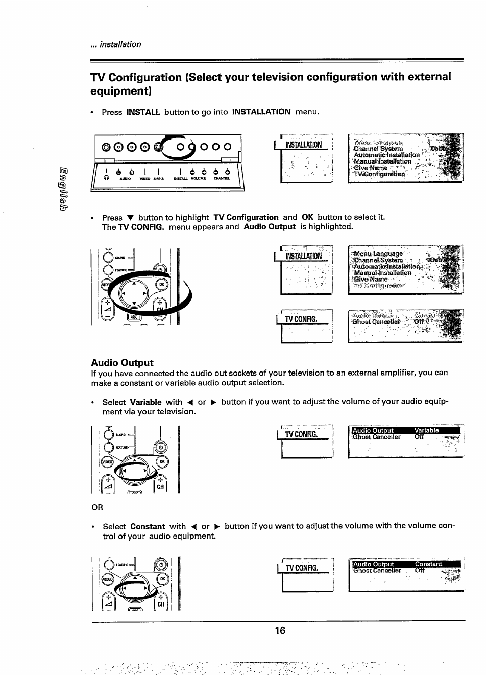 O o o | Philips 28PW778A User Manual | Page 16 / 50