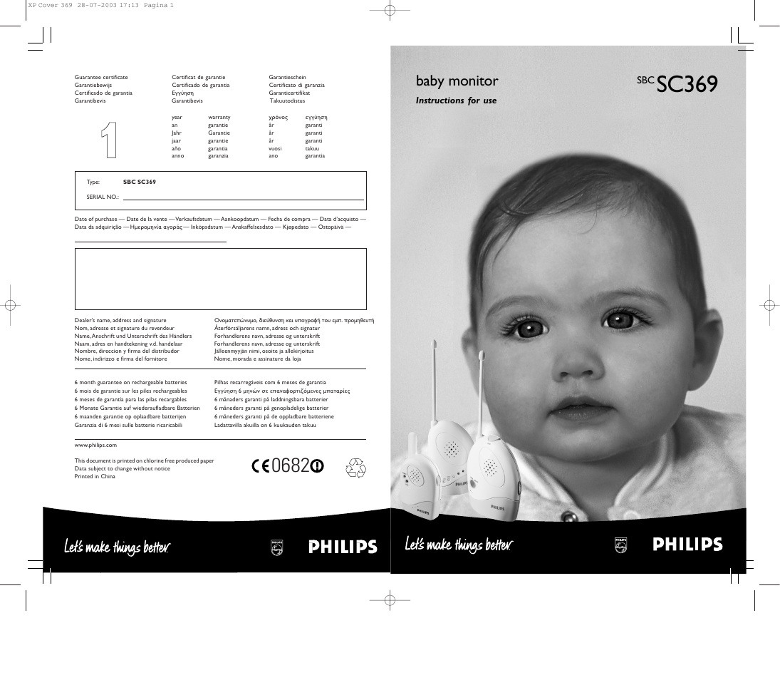 Philips SBC SC369 User Manual | 6 pages