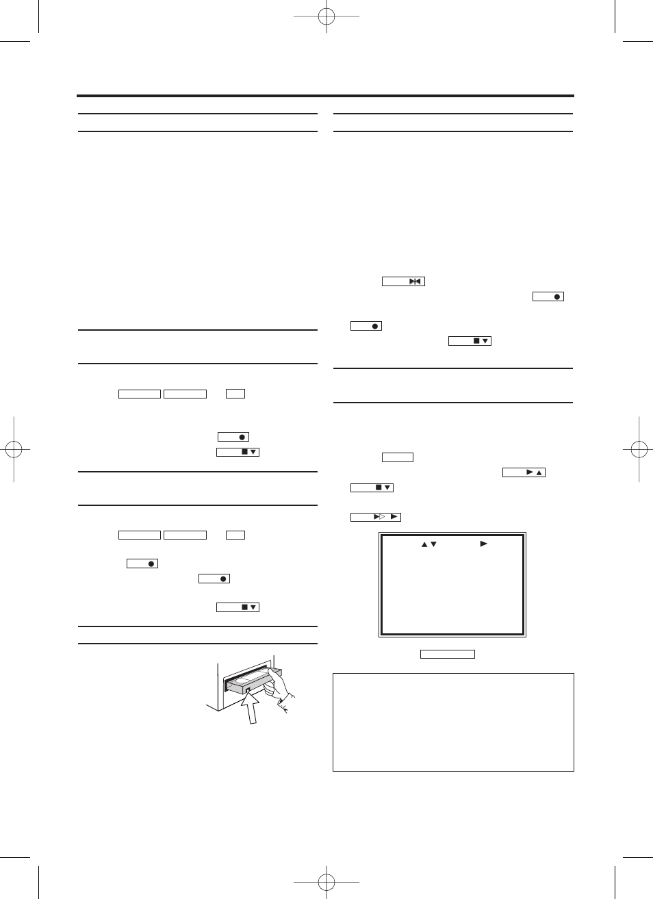 Manual recording, General information, Recording without automatic switch-off | Preventing accidental erasing, Lining up recordings (assemble cut), Selecting the recording speed (sp or lp) | Philips 14PV101 User Manual | Page 11 / 16