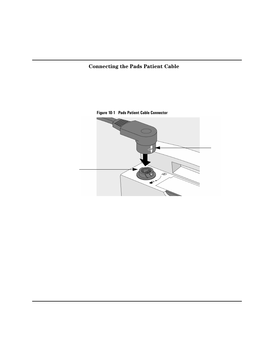 Connecting the pads patient cable, Connecting the pads patient cable -2 | Philips HEARTSTART XLT M3500B User Manual | Page 100 / 180