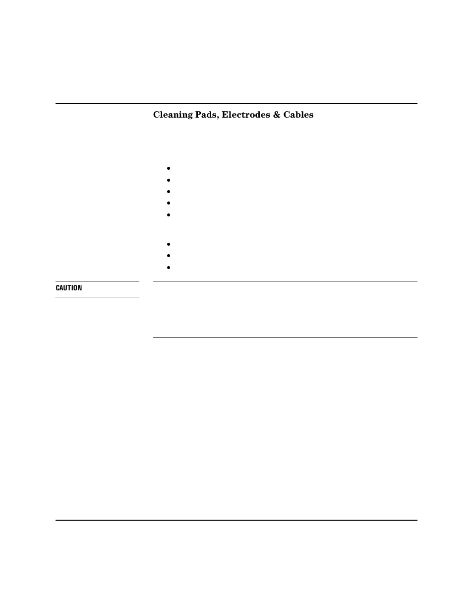 Cleaning pads, electrodes & cables, Cleaning pads, electrodes & cables -14 | Philips HEARTSTART XLT M3500B User Manual | Page 128 / 180
