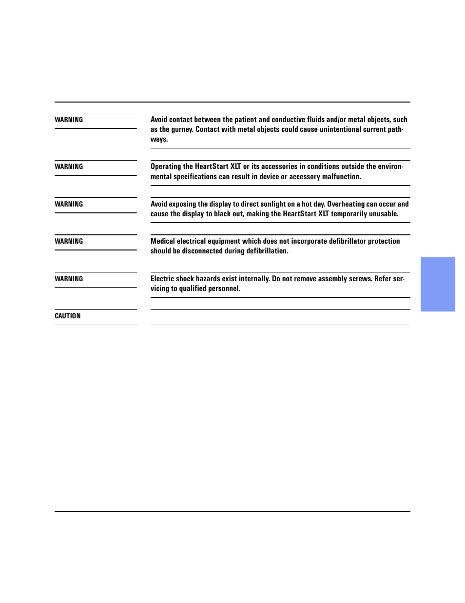 Philips HEARTSTART XLT M3500B User Manual | Page 167 / 180