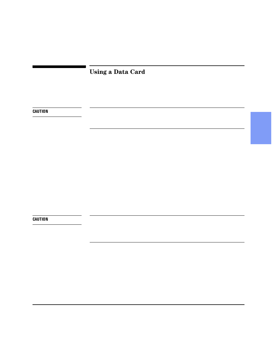 Using a data card, Using a data card -11 | Philips HEARTSTART XLT M3500B User Manual | Page 31 / 180