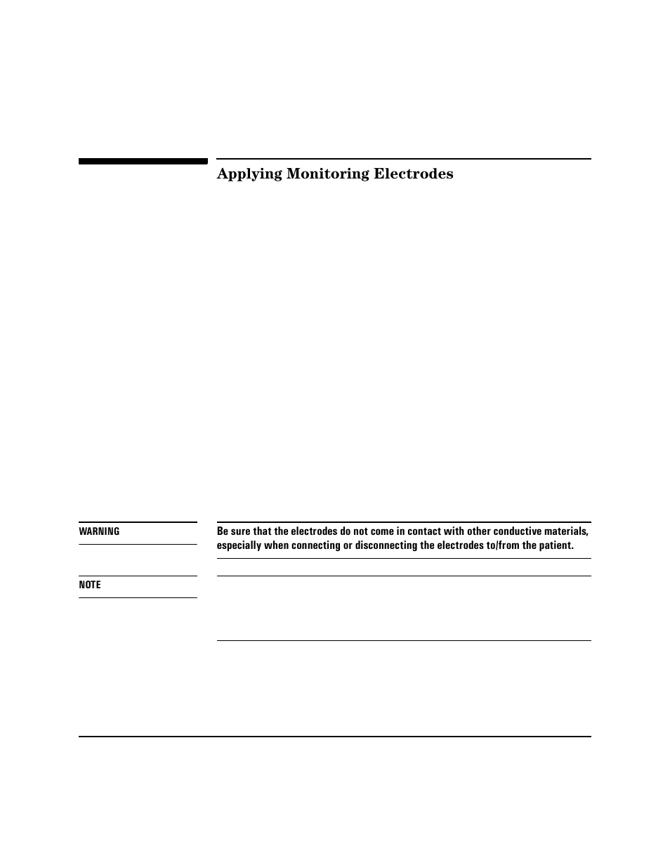 Applying monitoring electrodes, Applying monitoring electrodes -2 | Philips HEARTSTART XLT M3500B User Manual | Page 54 / 180