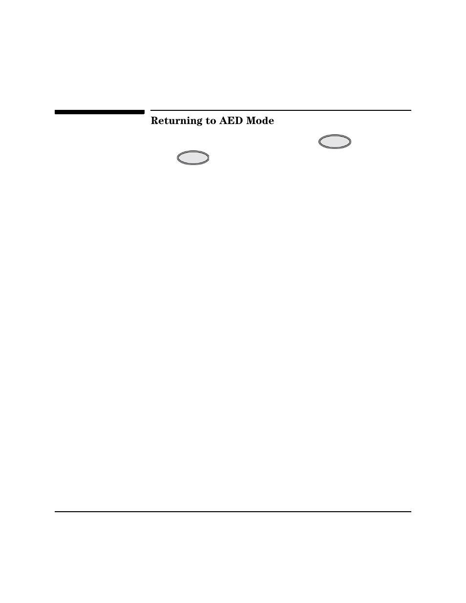 Returning to aed mode, Returning to aed mode -6 | Philips HEARTSTART XLT M3500B User Manual | Page 78 / 180