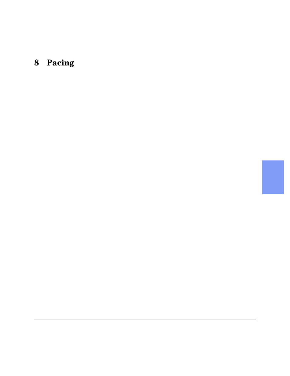 8 pacing, Pacing, 8pacing | Philips HEARTSTART XLT M3500B User Manual | Page 83 / 180