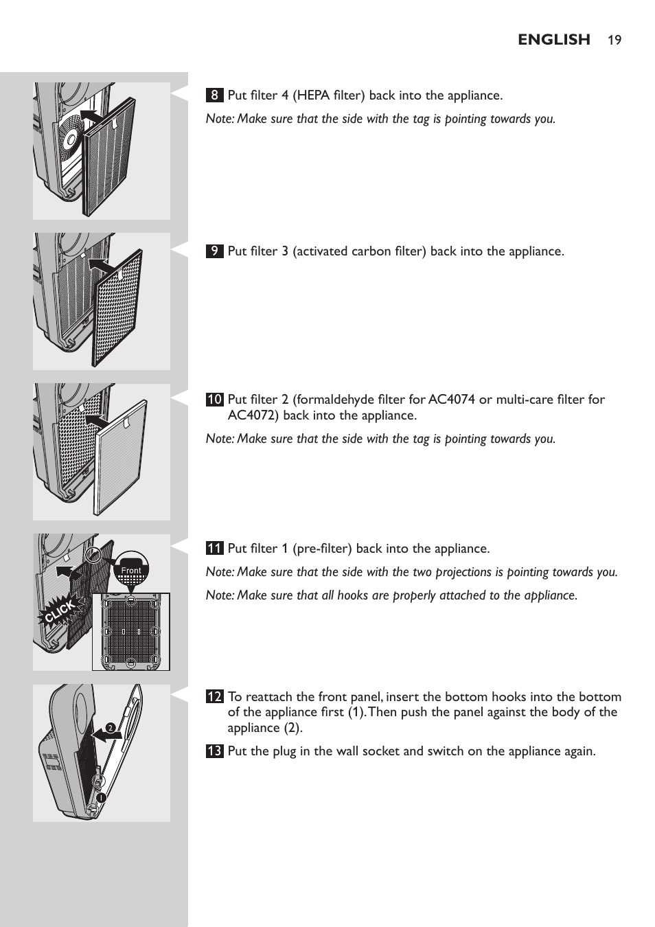 Philips AC4072 User Manual | Page 16 / 20