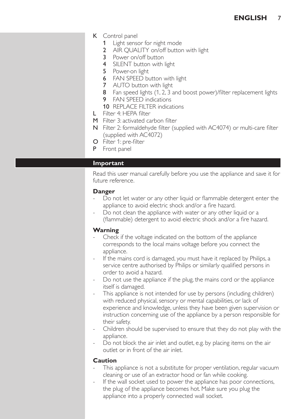 Philips AC4072 User Manual | Page 4 / 20