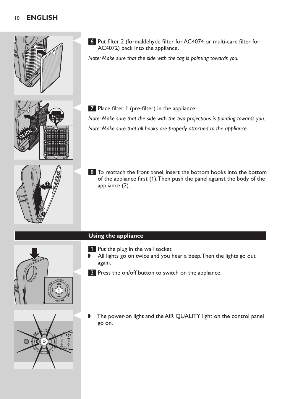 Philips AC4072 User Manual | Page 7 / 20