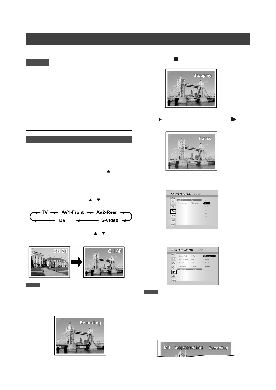 Ecording | Philips DVDR520H/75 User Manual | Page 21 / 46
