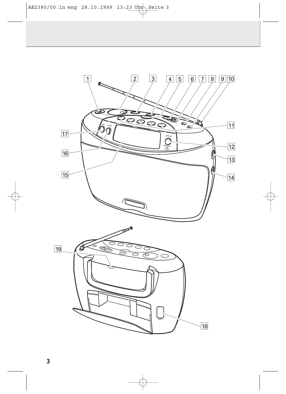 Philips AE2380 User Manual | Page 3 / 90