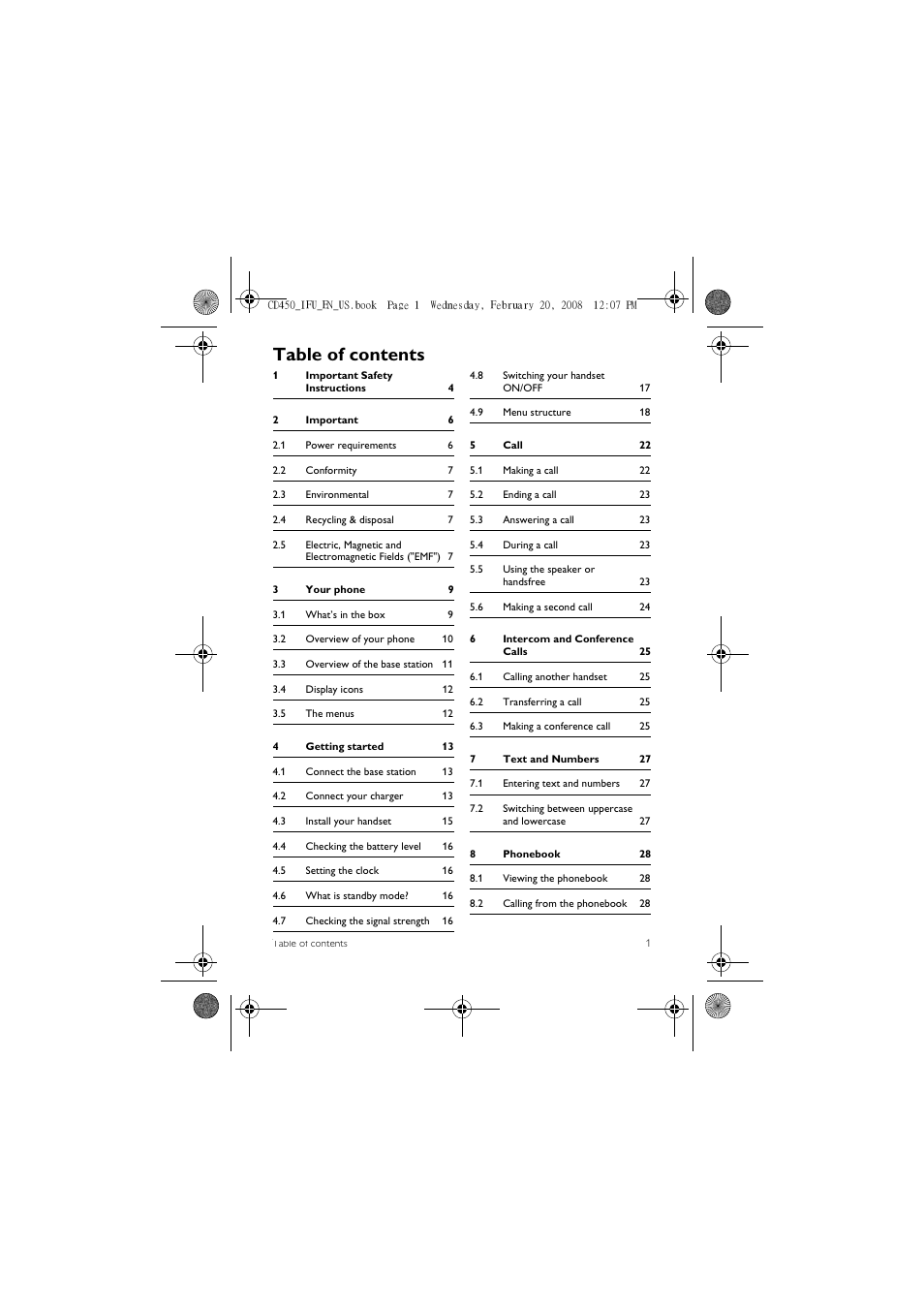 Philips CD450XY/ZZ User Manual | Page 3 / 59