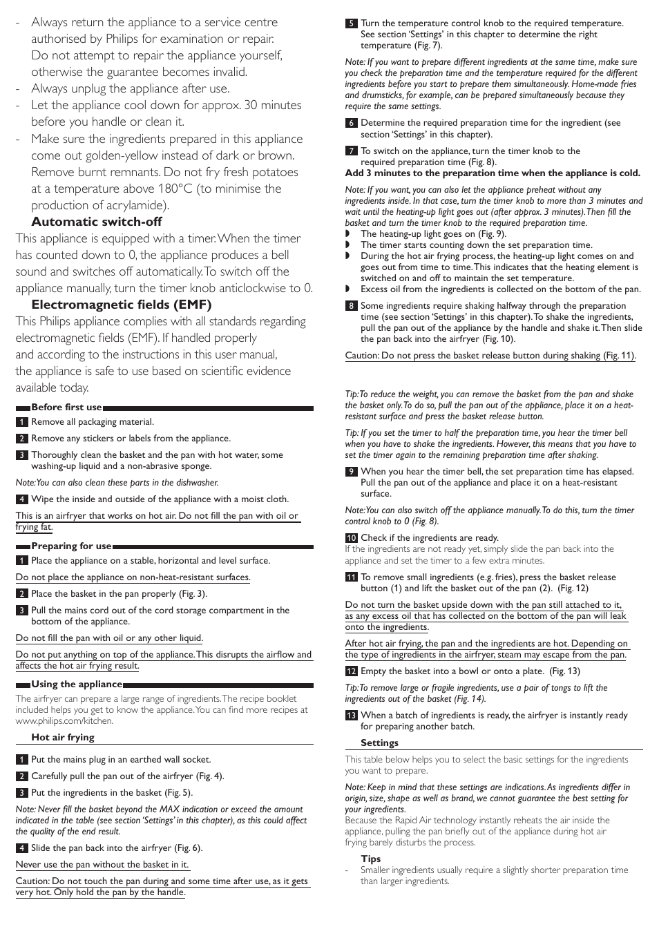 Philips HD9220 User Manual | Page 3 / 5