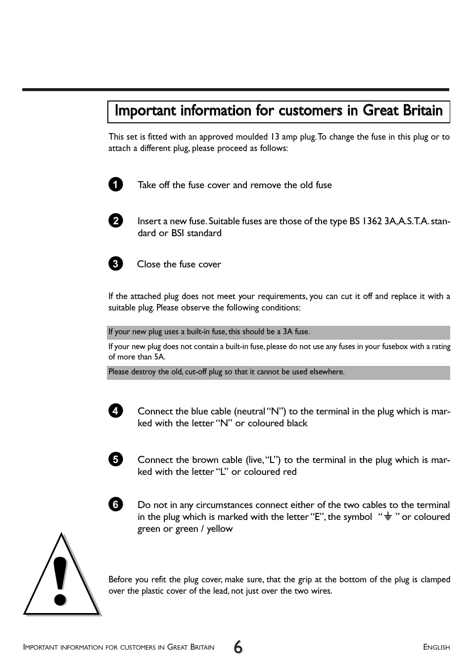 Philips VR 708/07 User Manual | Page 6 / 56