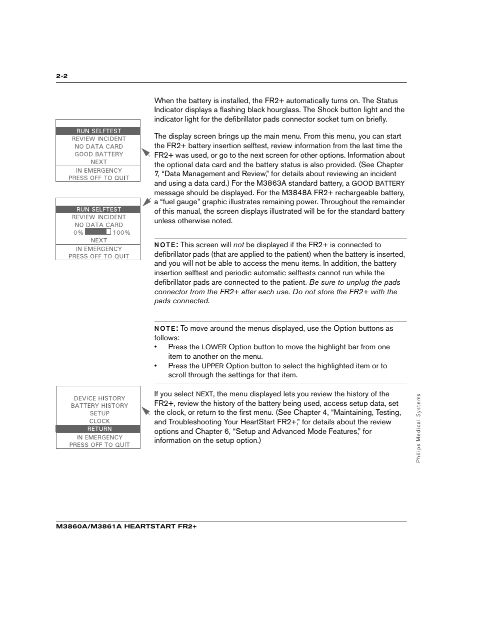Philips M3860A User Manual | Page 16 / 102