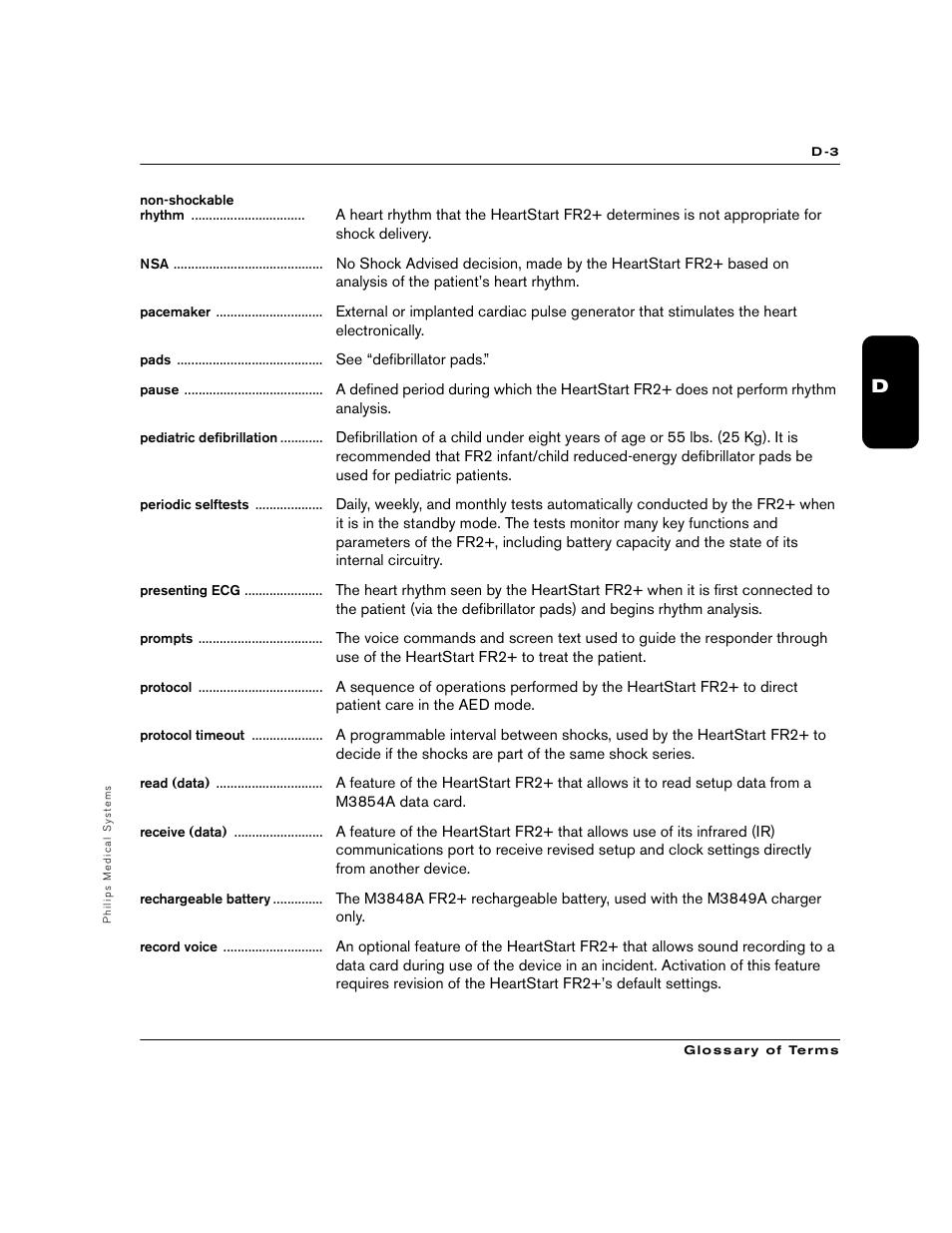 Philips M3860A User Manual | Page 91 / 102