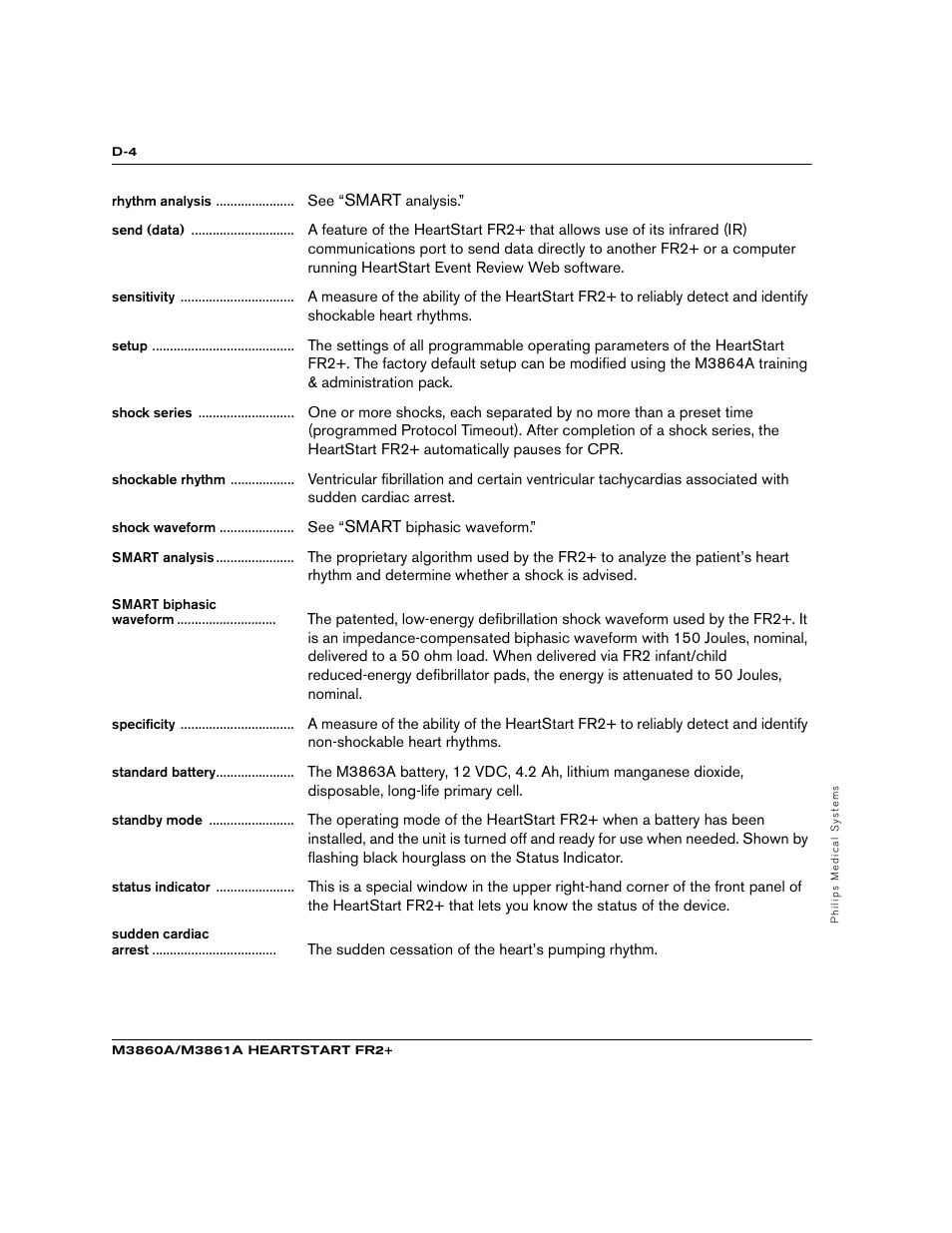 Philips M3860A User Manual | Page 92 / 102