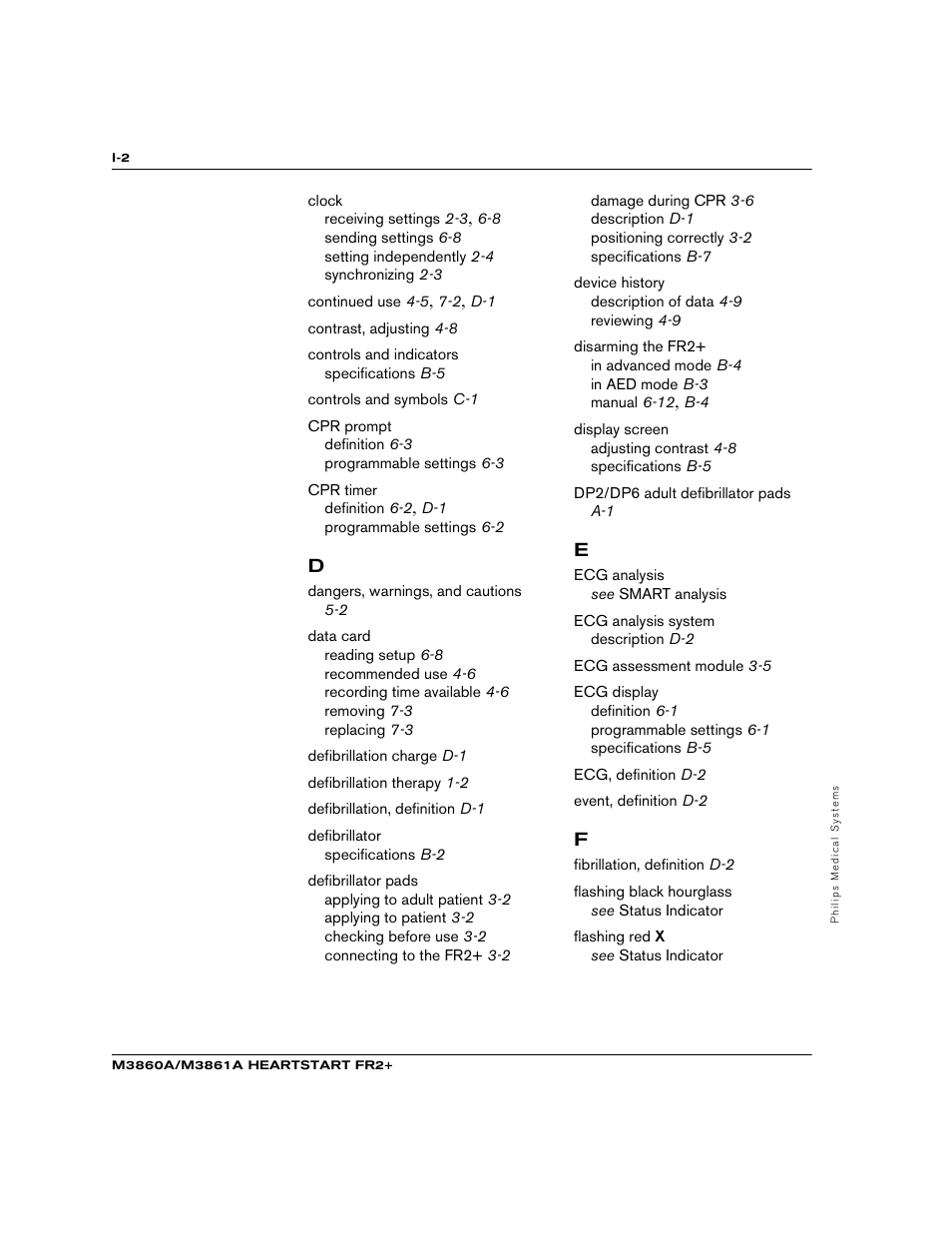 Philips M3860A User Manual | Page 96 / 102