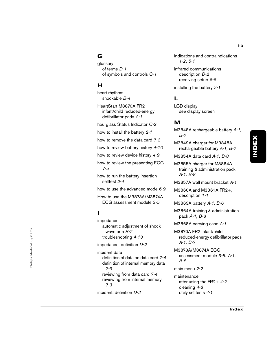 Philips M3860A User Manual | Page 97 / 102