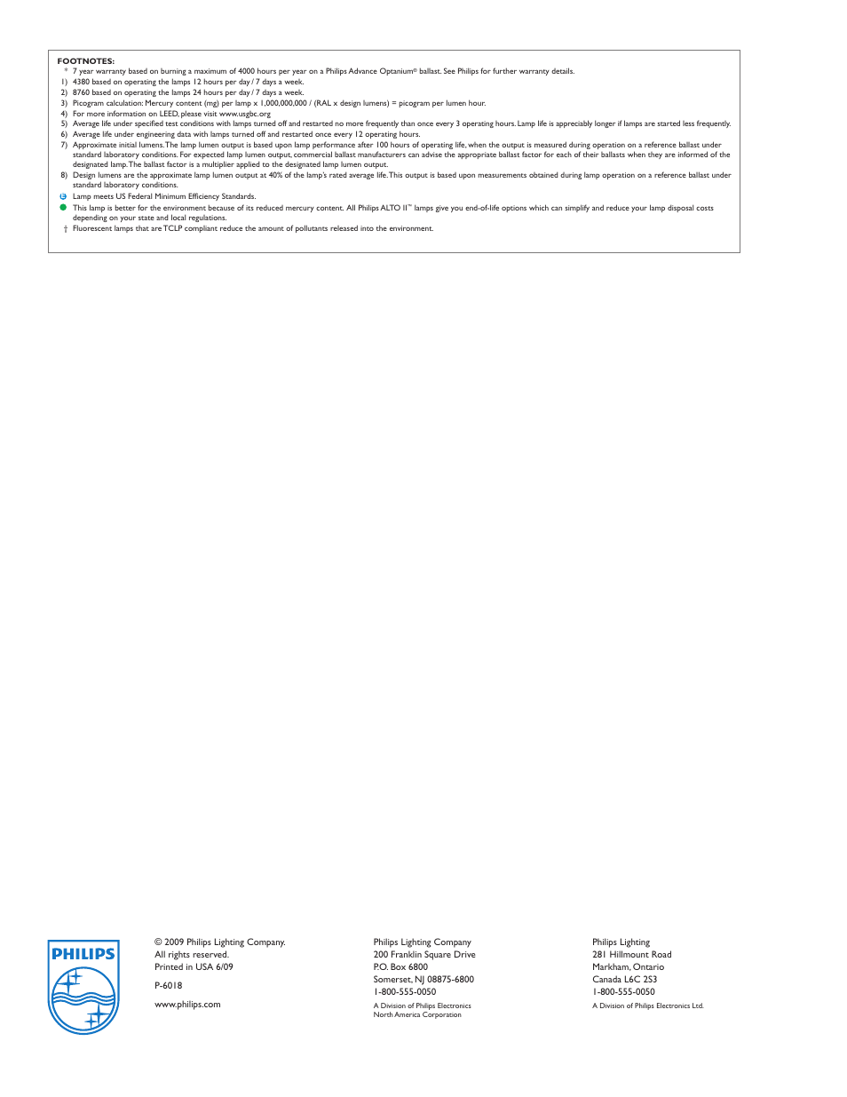 Philips Energy Advantage 15206-6 User Manual | Page 4 / 4