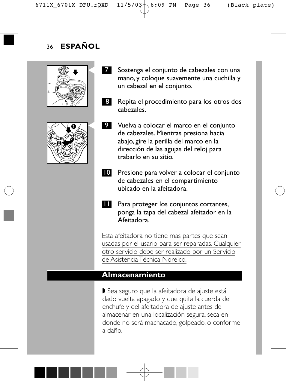 Philips 6716X User Manual | Page 35 / 39