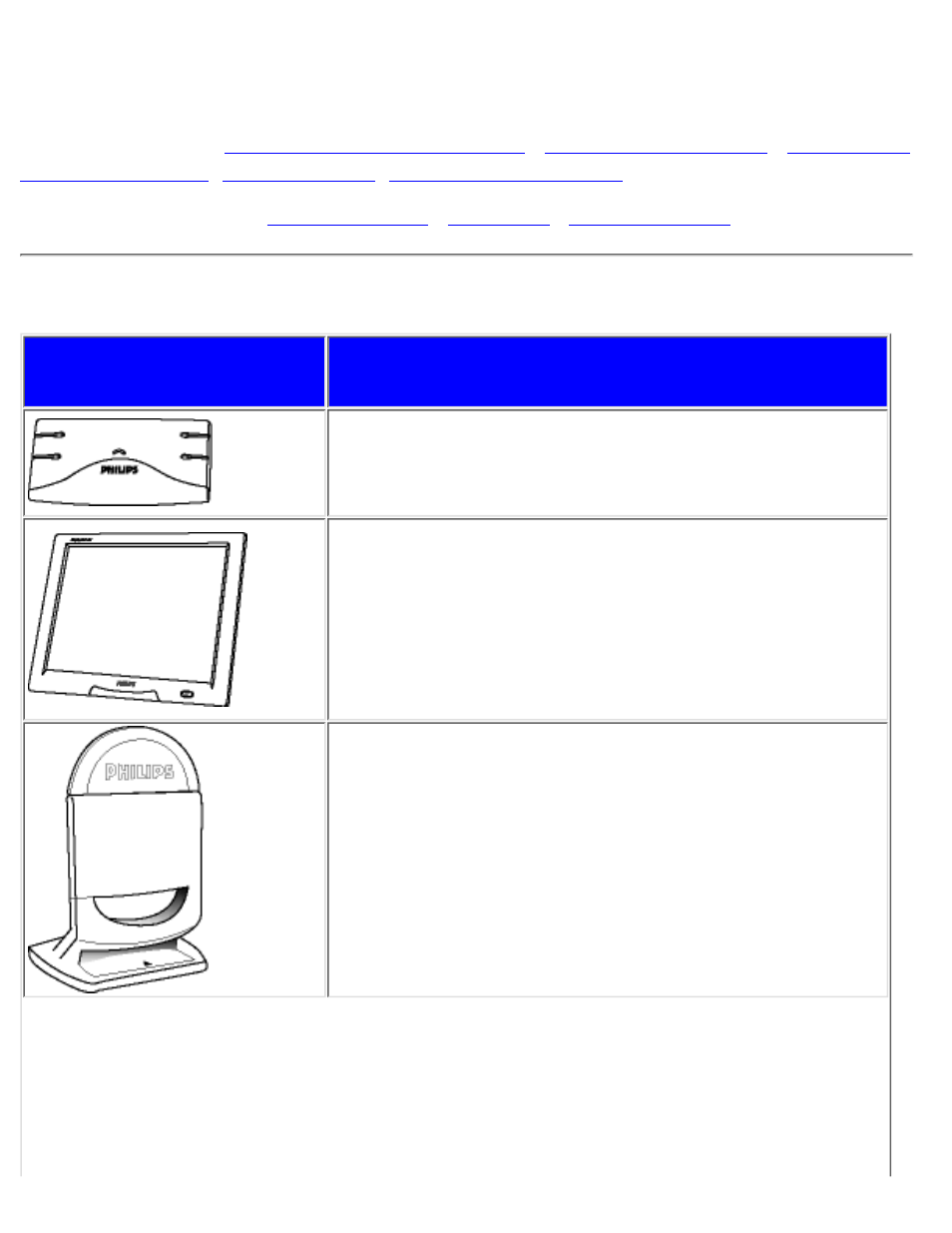 Accessories (optional), Accessories, Optional) | Philips 150B3M/150B3Q User Manual | Page 68 / 89