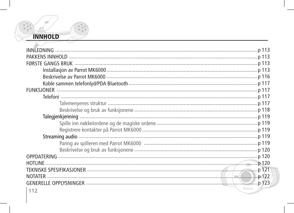 Philips MK6000 User Manual | Page 112 / 126