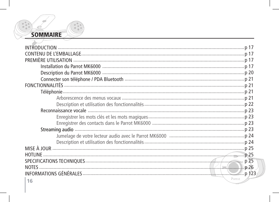 Philips MK6000 User Manual | Page 16 / 126