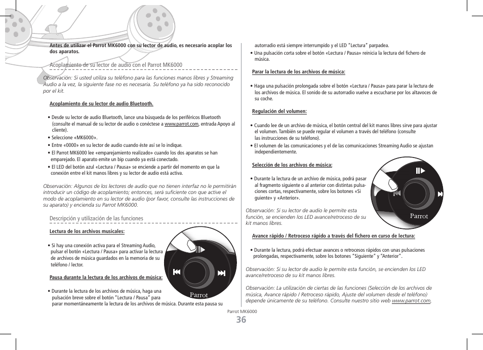 Philips MK6000 User Manual | Page 36 / 126