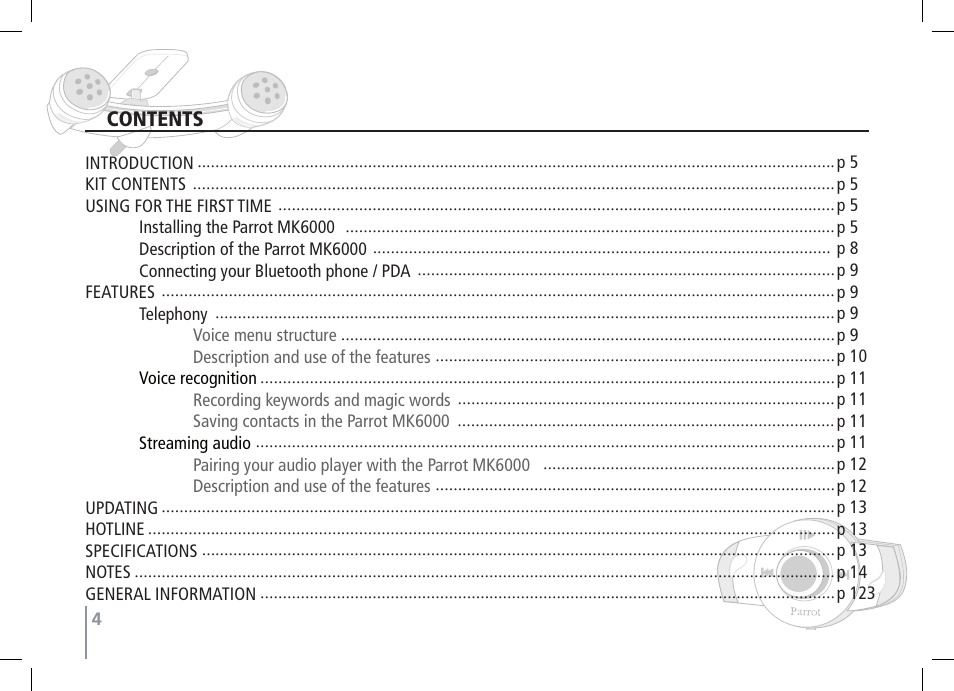Philips MK6000 User Manual | Page 4 / 126