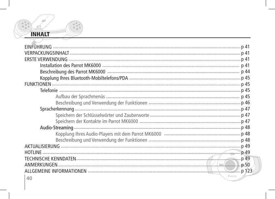 Philips MK6000 User Manual | Page 40 / 126