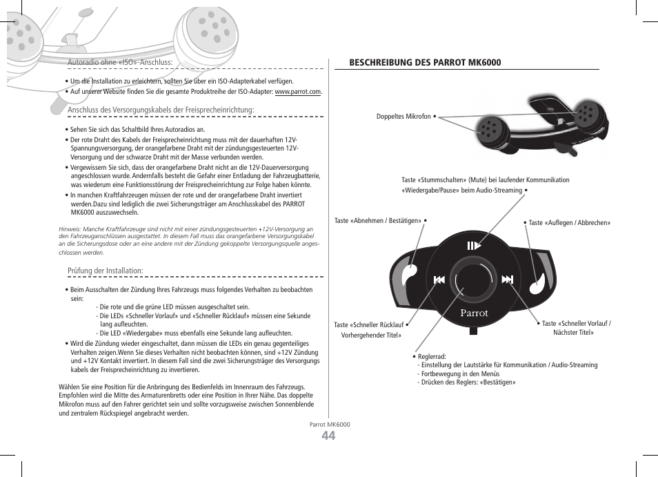 Philips MK6000 User Manual | Page 44 / 126