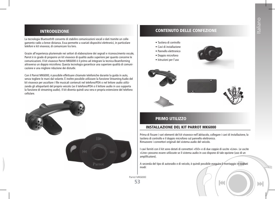 Italiano | Philips MK6000 User Manual | Page 53 / 126