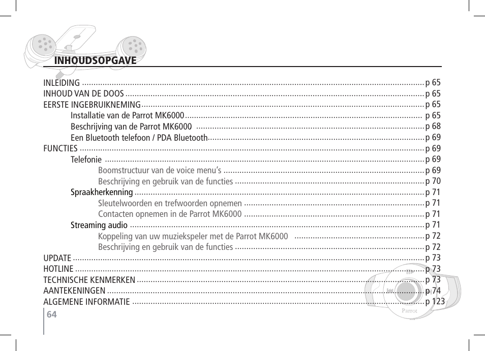 Philips MK6000 User Manual | Page 64 / 126