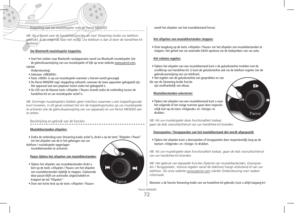 Philips MK6000 User Manual | Page 72 / 126