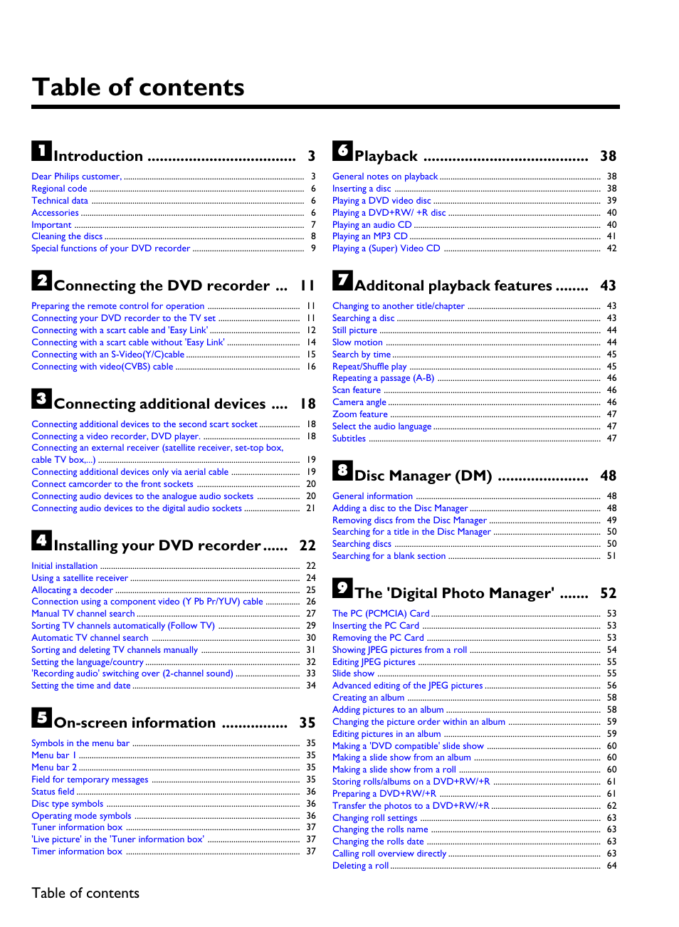 Philips DVDR 77/00 User Manual | 116 pages