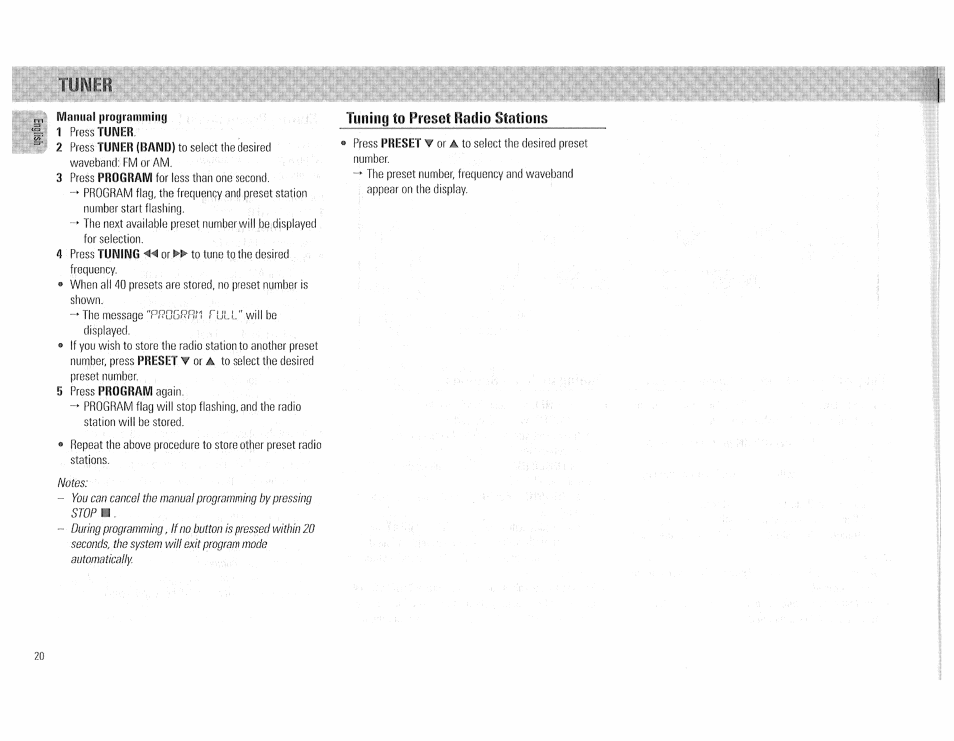 Nintti, Manual (irograinmitig | Philips FW510C User Manual | Page 20 / 76