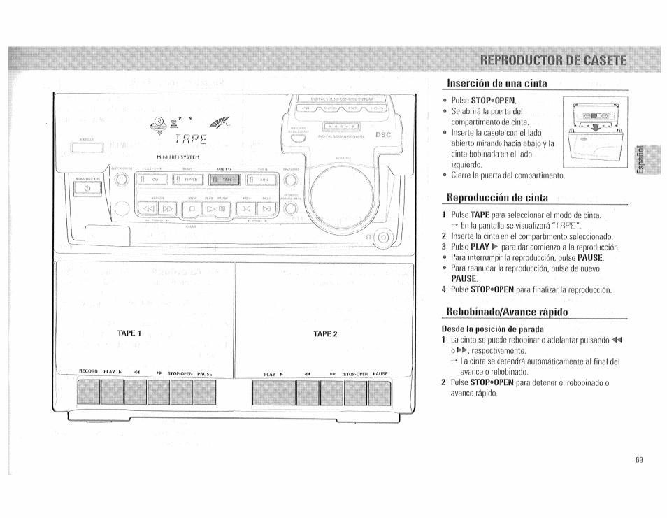 Íic|lltitlucciúll (lo oilltll, Lulinhimulii/avuiicu m|iidn | Philips FW510C User Manual | Page 69 / 76
